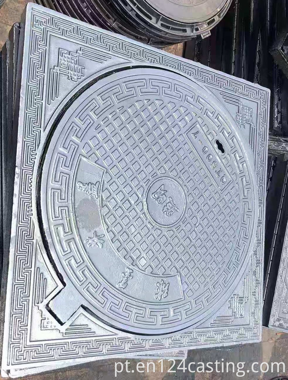 Ductile Manhole Cover Square Frame Jpg